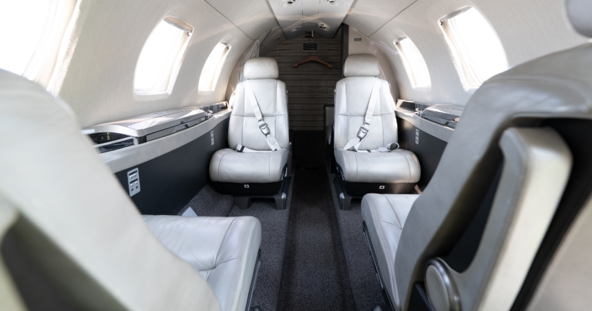 Cessna Citation M2 belső nézet